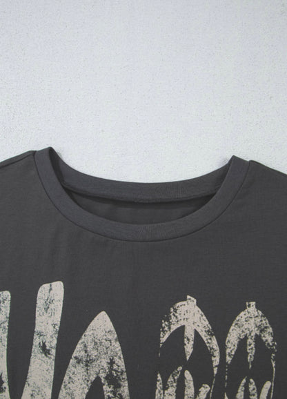YALL Charcoal Gray Oversized Butter Soft Tee