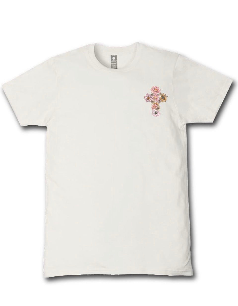 SS It Is Well With My Soul Floral Cross T Shirt