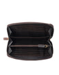 MY16 MYRA BRAND Genuine Leather Bran Wallet with Zipper Closure and Lots of Pockets Inside for Essentials