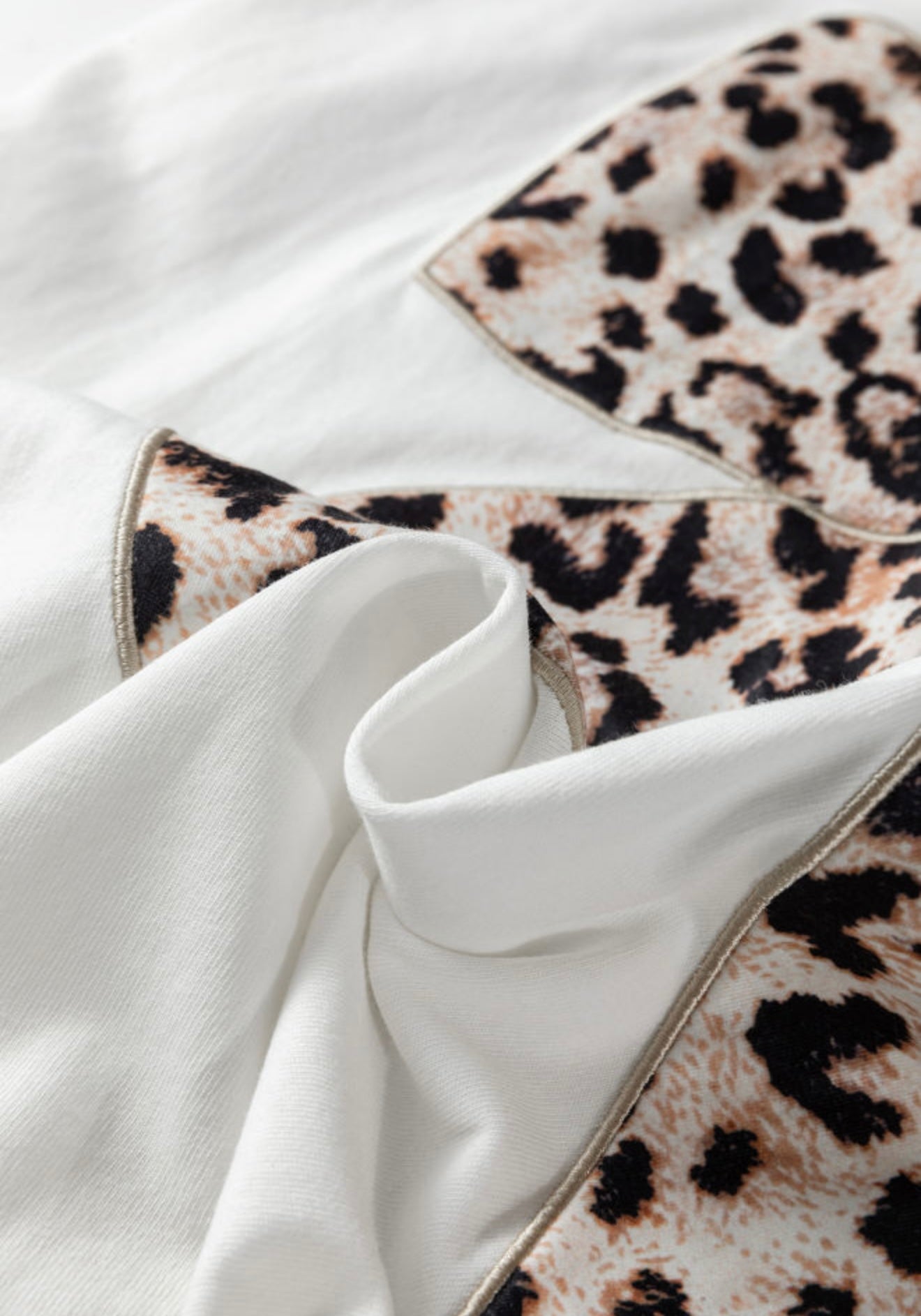 A48 Animal Print Bow Appliqué Top - Ivy's Gifts & Boutique