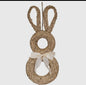 Basket Weave Hanging Bunny Rabbit Decoration