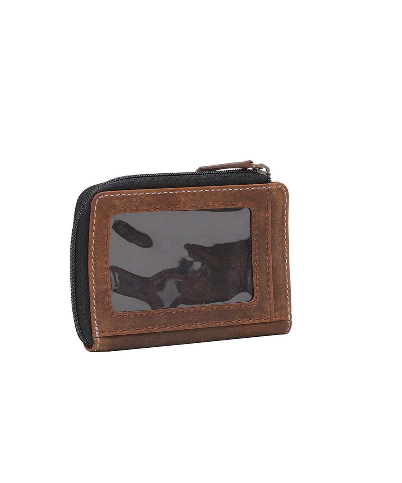 MY26 Brownian Credit Card Wallet in Leather with I D Window