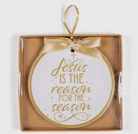 Jesus is the Reason….gift boxed ornament