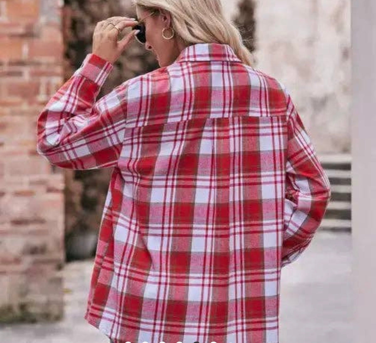 RDF Red Flannel Button Up Shirt