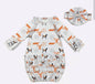CCTS Ruffled Infant Gown with Elastic Hem (Headband sold separately)