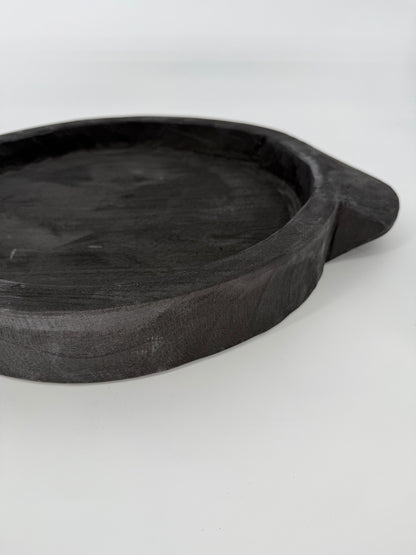 Wooden Dough Bowl Style Trays by Mudpie