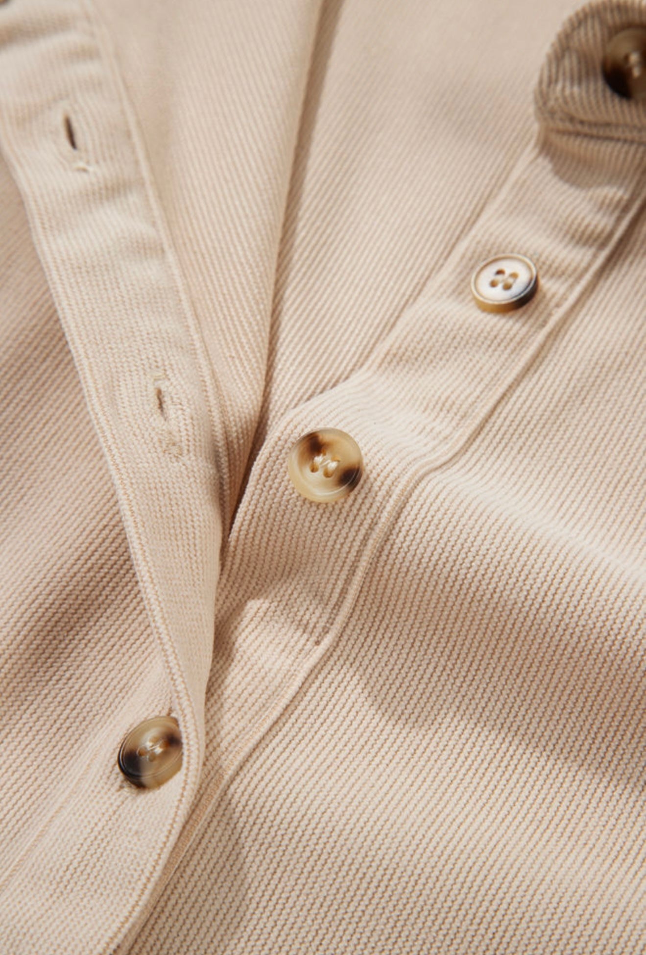 Tan Fine Weave Corduroy Dress
