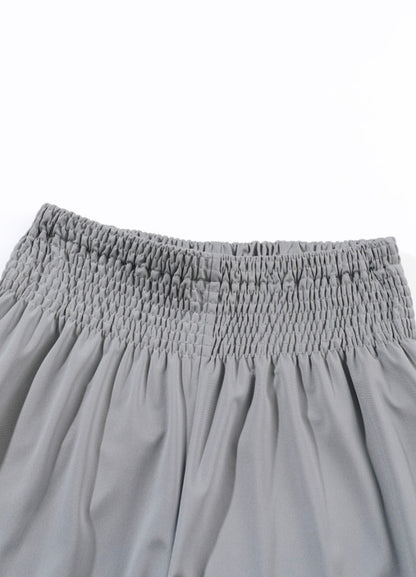 A14 Gray Jogger Pants with Wide Waistband - Ivy's Gifts & Boutique