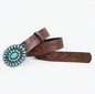 FTBS Faux Turquoise Western Style Belt