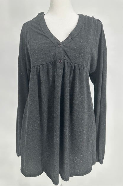 Umgee Top Long Sleeve Speckle Fabric Top