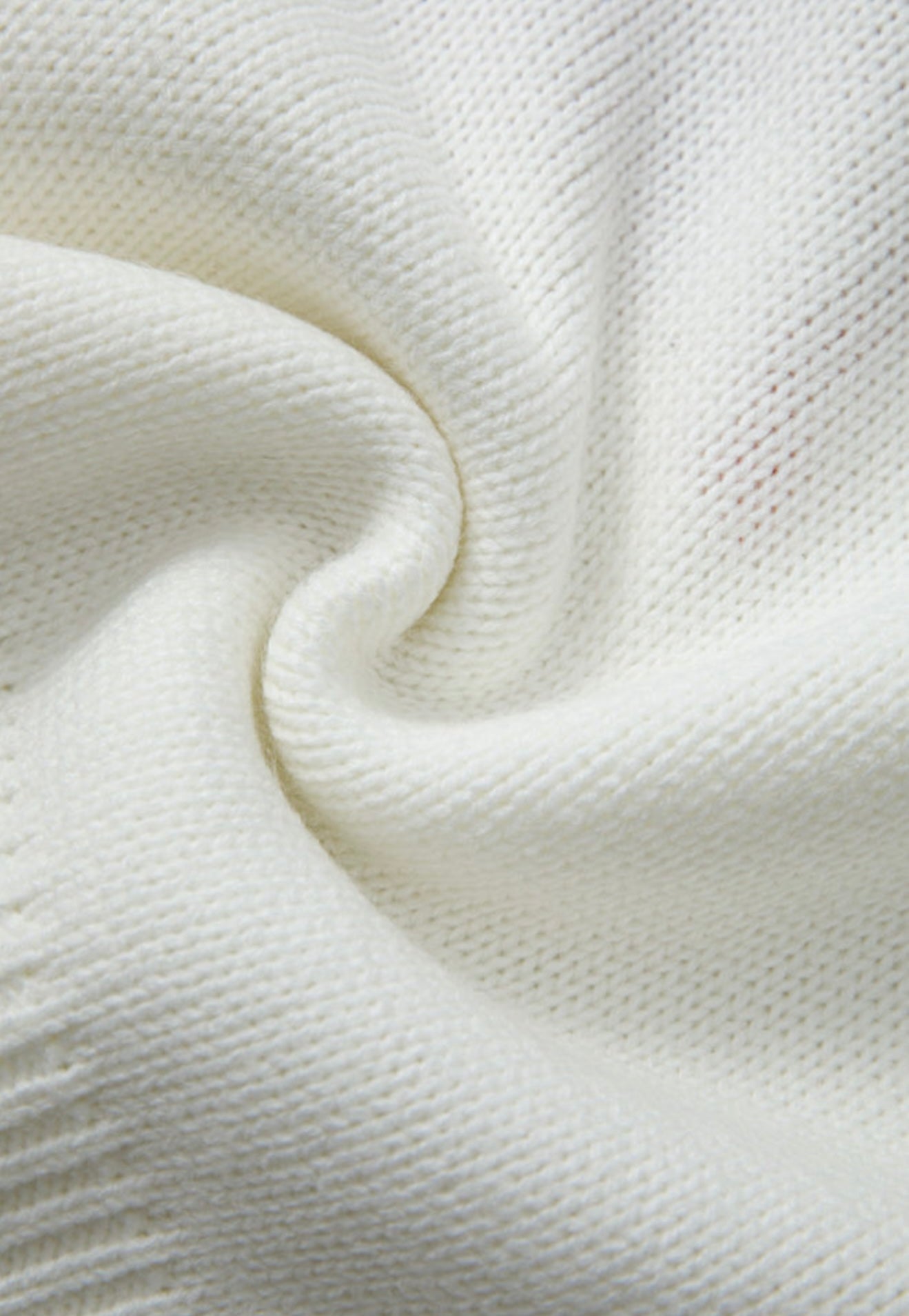 Bow Sweater with the sweetest Red accent blanket stitching details