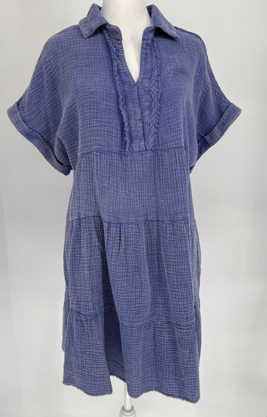 Umgee Mineral Wash Purple Dress