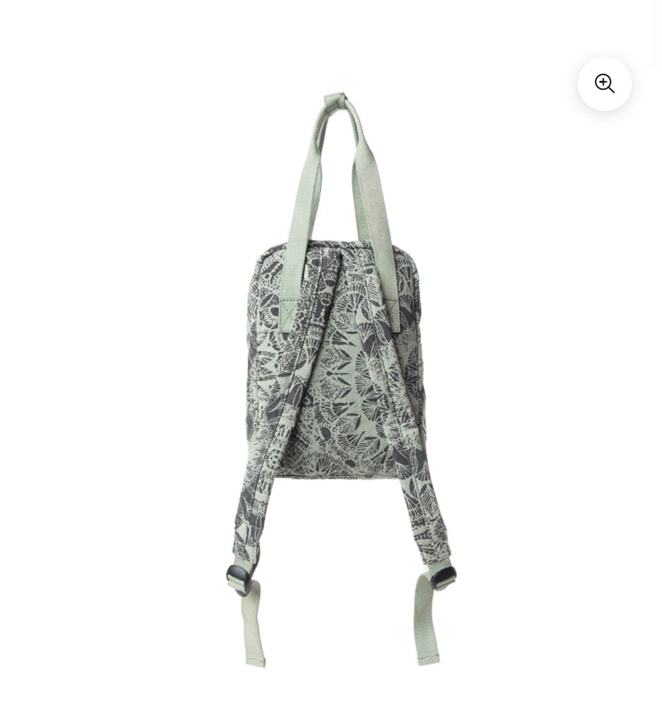 MY8 MYRA BRAND Juniper Sage Backpack Purse with Forrest Lace Details