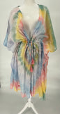 SS Lightweight Cover Up with Drawstring Waist Belt with Tassels