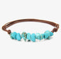 FR50 Bohemian Gravel Leather Multi Cord Bracelet