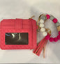 WW Silicone Bead Wrist Wallet with ID Window