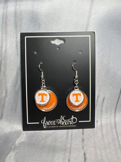 Tennessee Volunteer Dangle Earrings | from the heart
