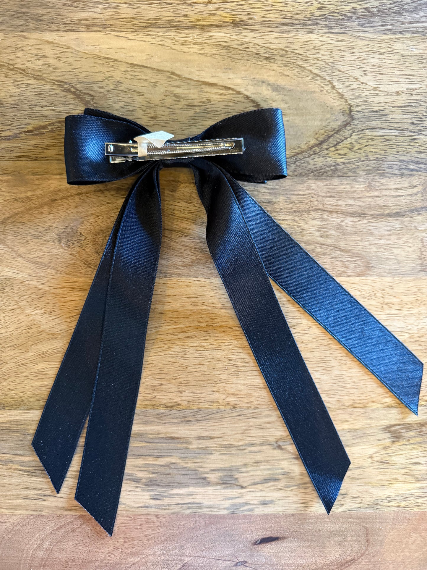 Hair Bow with Double Tails and Ostrich Beak