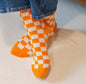 TNCK Tennessee Orange and White Checkered Socks