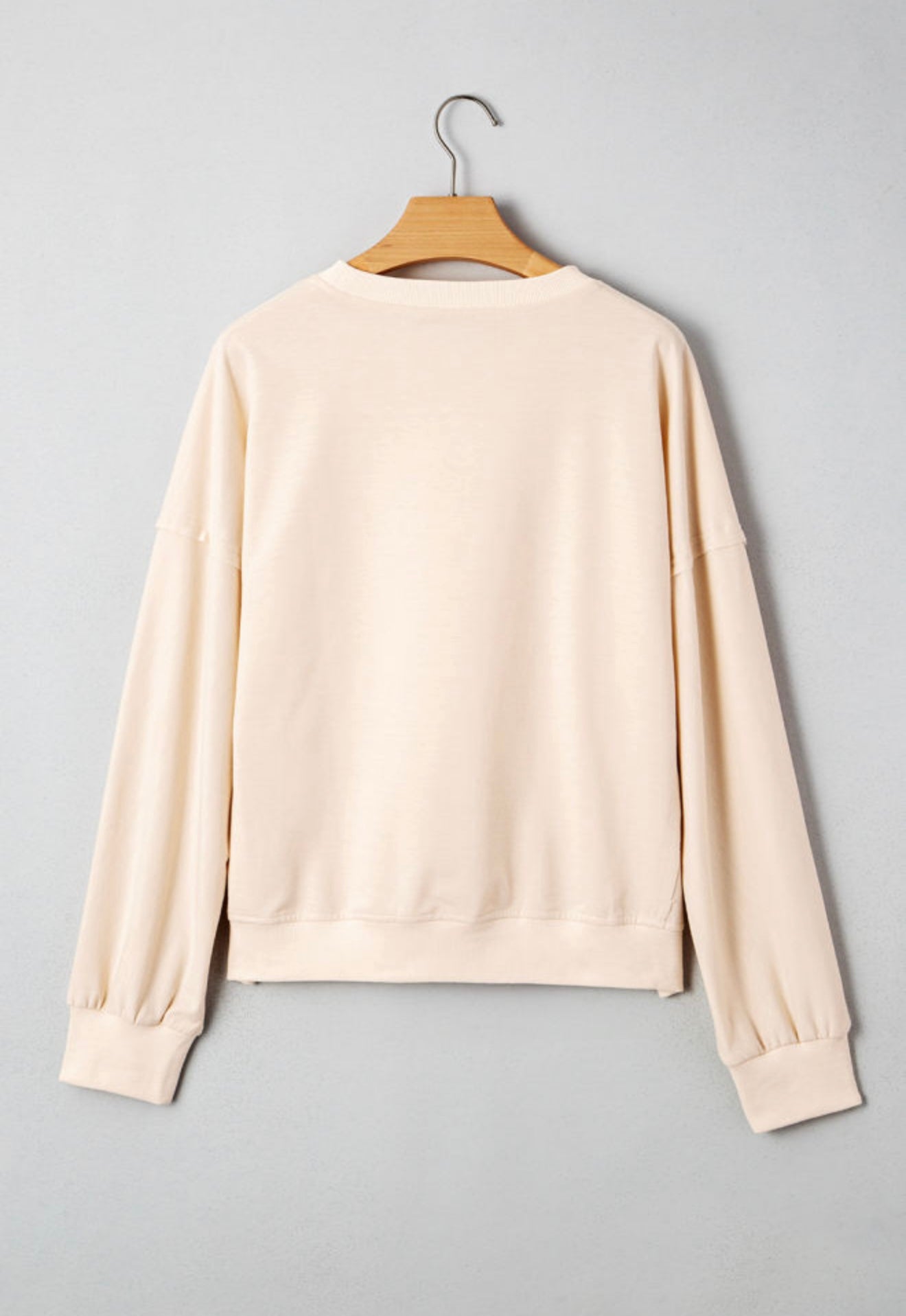 Cream Monochrome Flower Appliqué Top