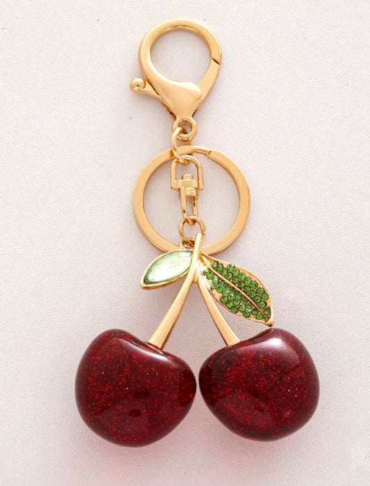 Cherry Purse Charm/Key Chain
