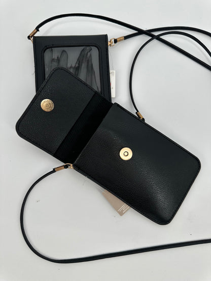 Black Crossbody Phone/ID Case