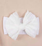 Baby infant headband with bow, soft and comfortable, by Ivy's Gifts & Boutique, perfect for little girls.
