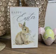 Happy Easter Block Sign