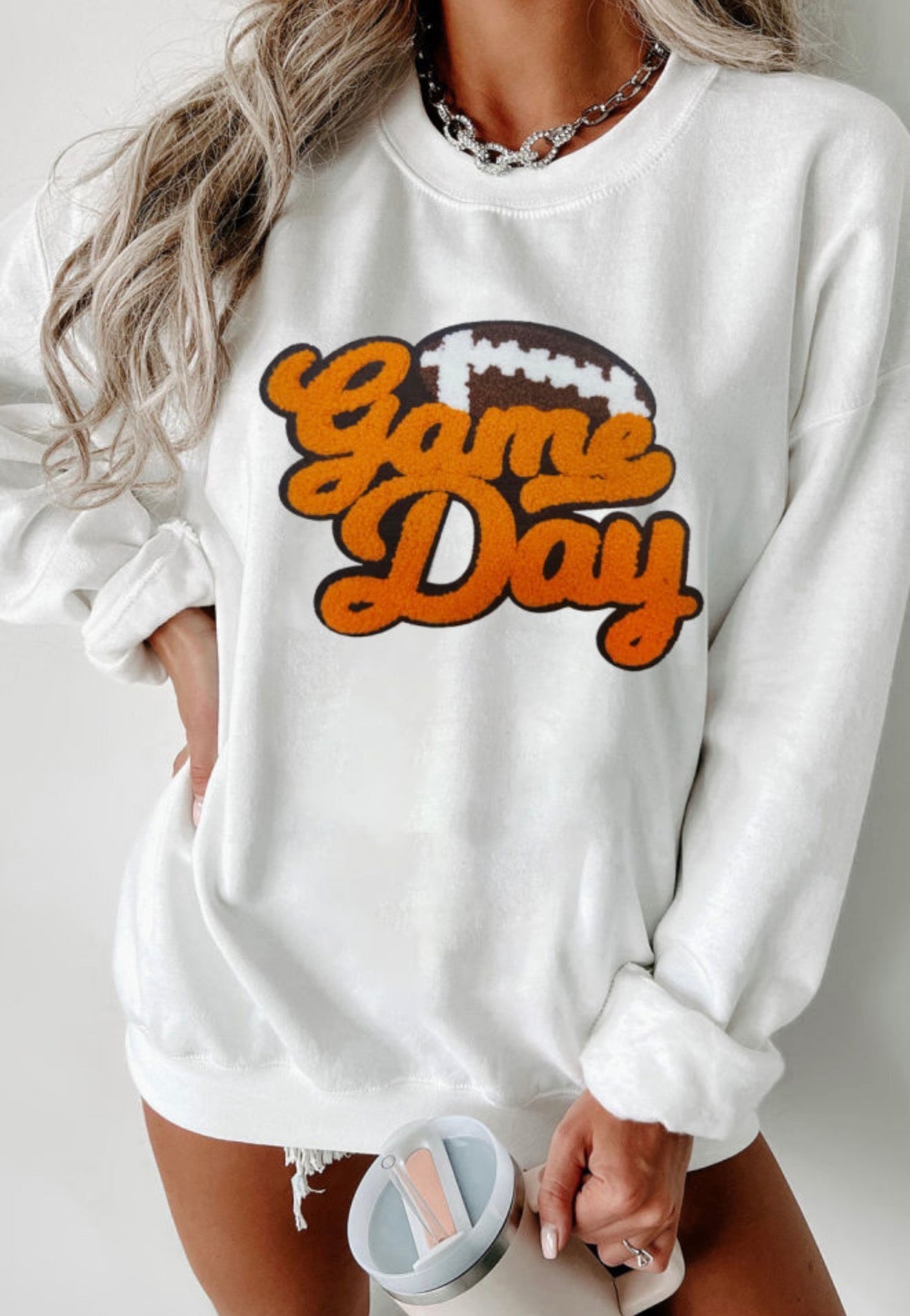 MLGD1 Chenille Game Day Swestshirt
