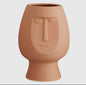 Terracotta Face Planter 8.5 inch