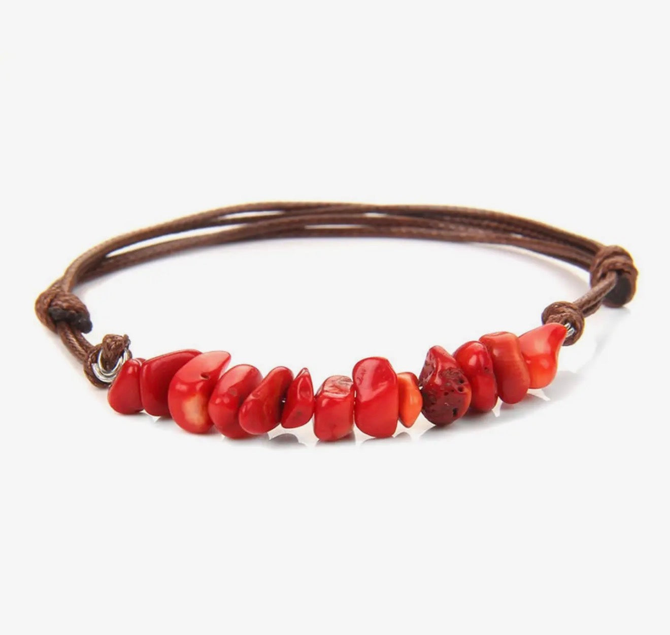 FR50 Bohemian Gravel Leather Multi Cord Bracelet