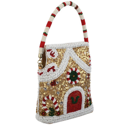 HHC The Most Precious Beaded Ginger Bread Cottage Purse for That Super Special Someone to Enjoy for Years to Come