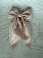 Hair Bow with Ostrich Beak Clip
