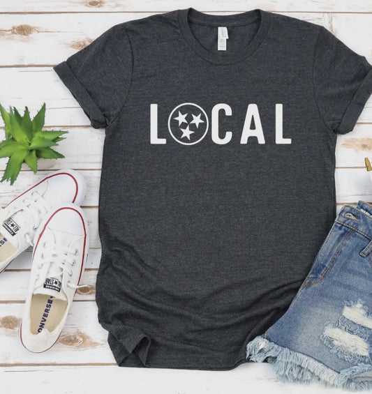 LOCAL Charcoal Gray T Shirt