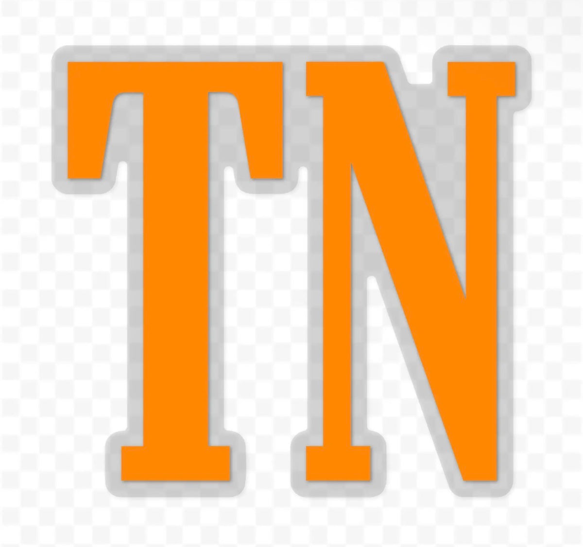 FTNS TN Clear 4in. Indoor Outdoor Sticker
