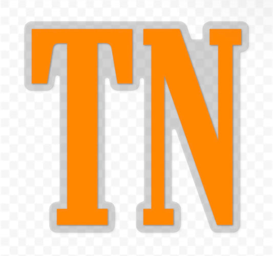 FTNS TN Clear 4in. Indoor Outdoor Sticker