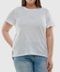 Basic Crew Neck T Shirt plus size