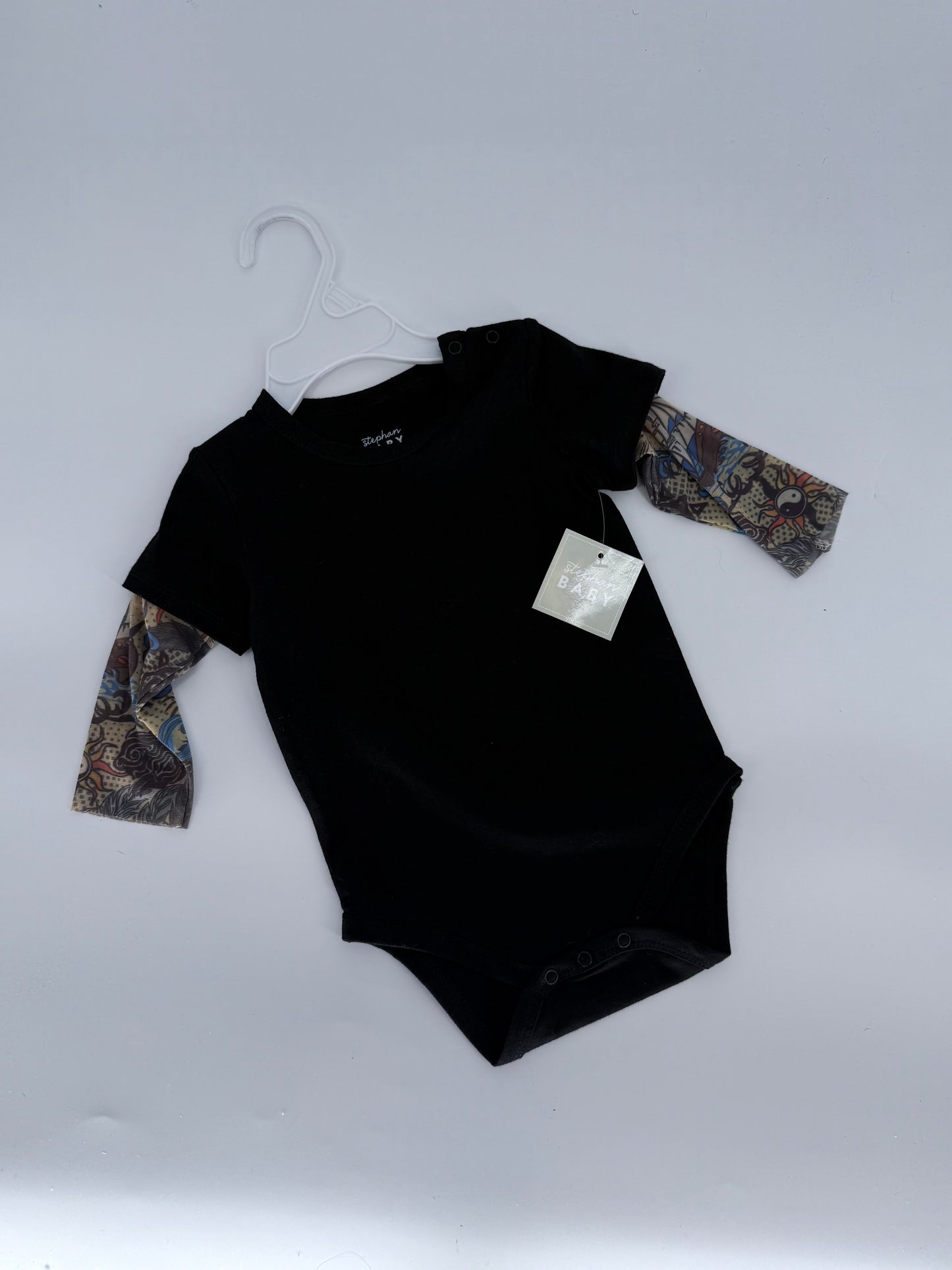 Black Tattoo Sleeve Onsie