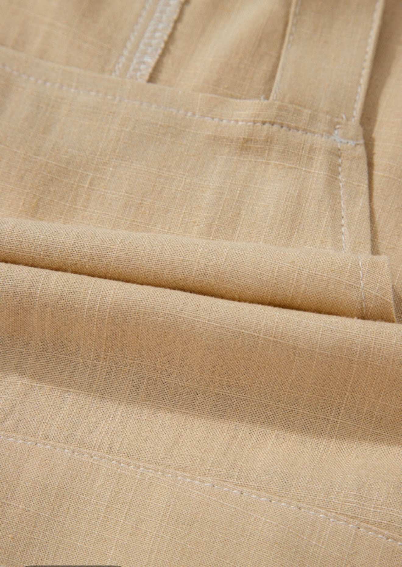 Beige Overall Style Jumper
