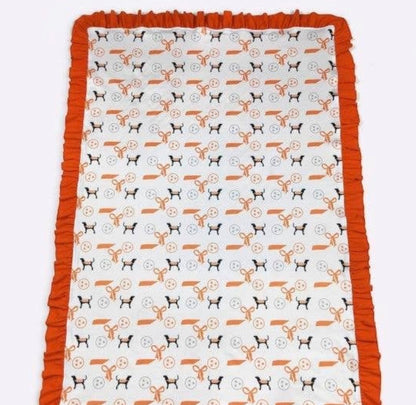 CCSB Tennessee Smokey Blanket with Ruffle