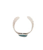 MY24 Coastal Visions Faux Turquoise Stone Statement Cuff Bracelet