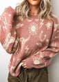 MLWP Mauve Soft Sweater with Western Print Details