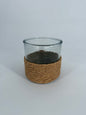 Rope Wrapped Glass Hurricane Vase—sm,med,large