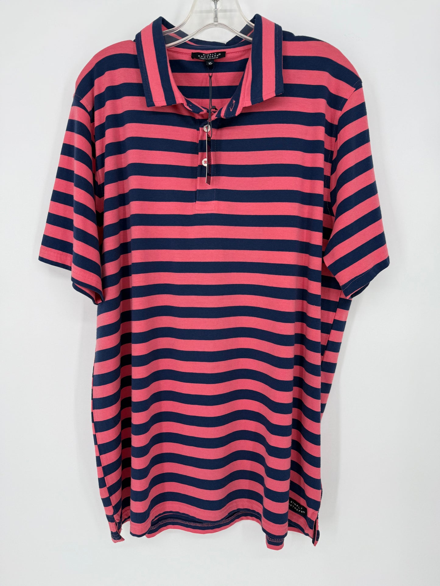 SS Men’s Striped Polo in 2 styles