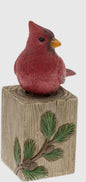Cardinal on Wood Block 2 Designs
