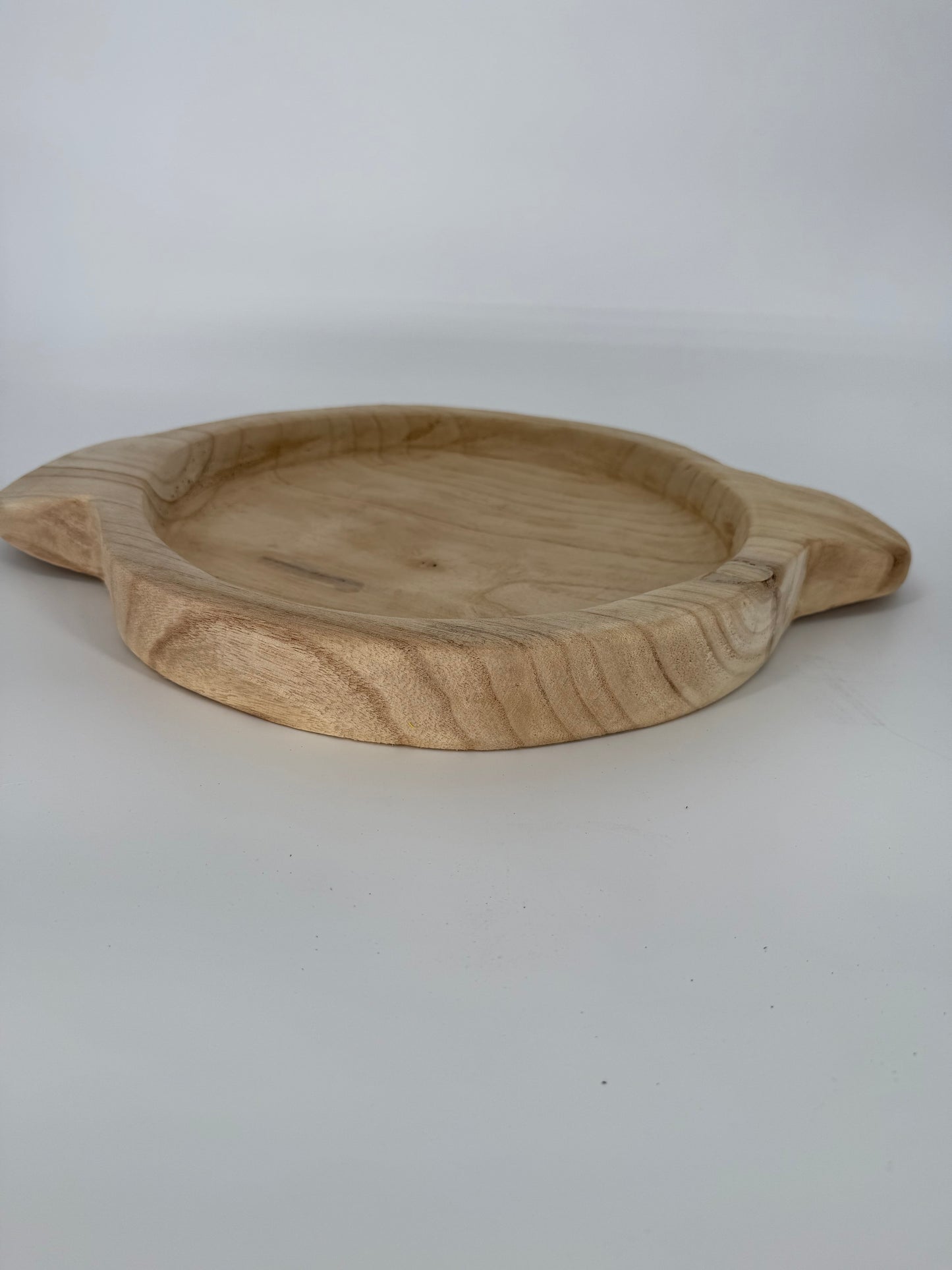 Wooden Dough Bowl Style Trays by Mudpie