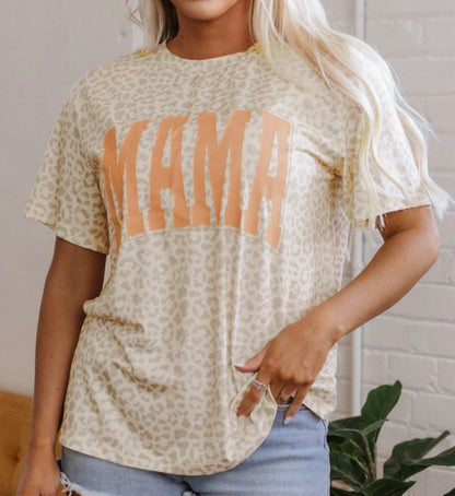 Muted animal print soft tee by Ivy's Gifts & Boutique featuring a comfortable, casual design with animal-inspired pattern.