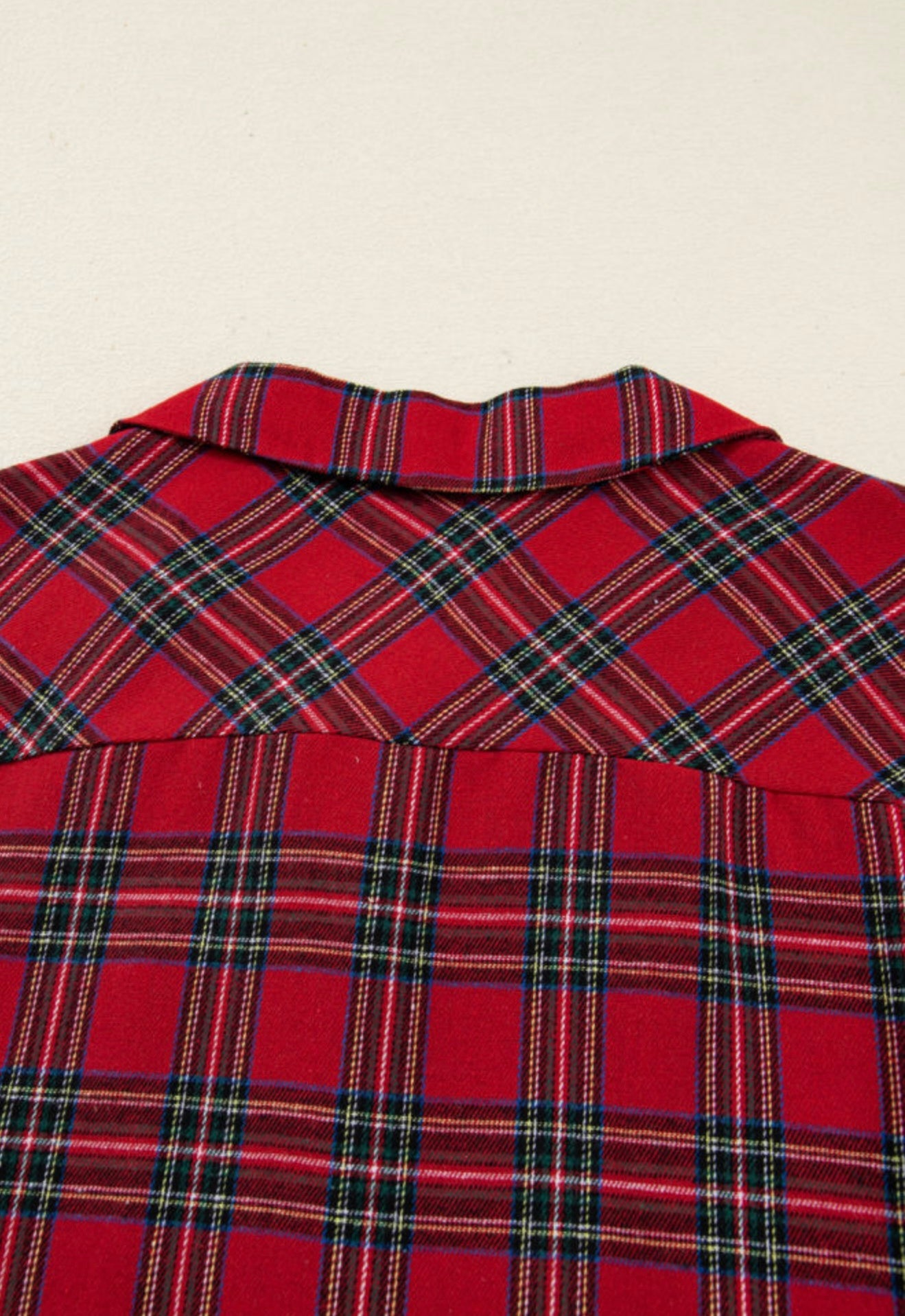 Tartan Plaid 2 Piece Christmas Pajama Set