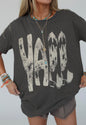 YALL Charcoal Gray Oversized Butter Soft Tee