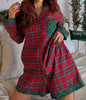 Tartan Plaid 2 Piece Christmas Pajama Set